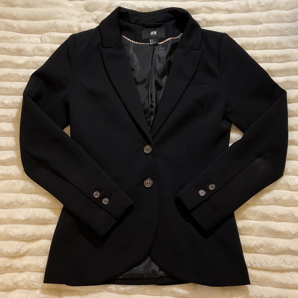 H&M Black Tailored Blazer